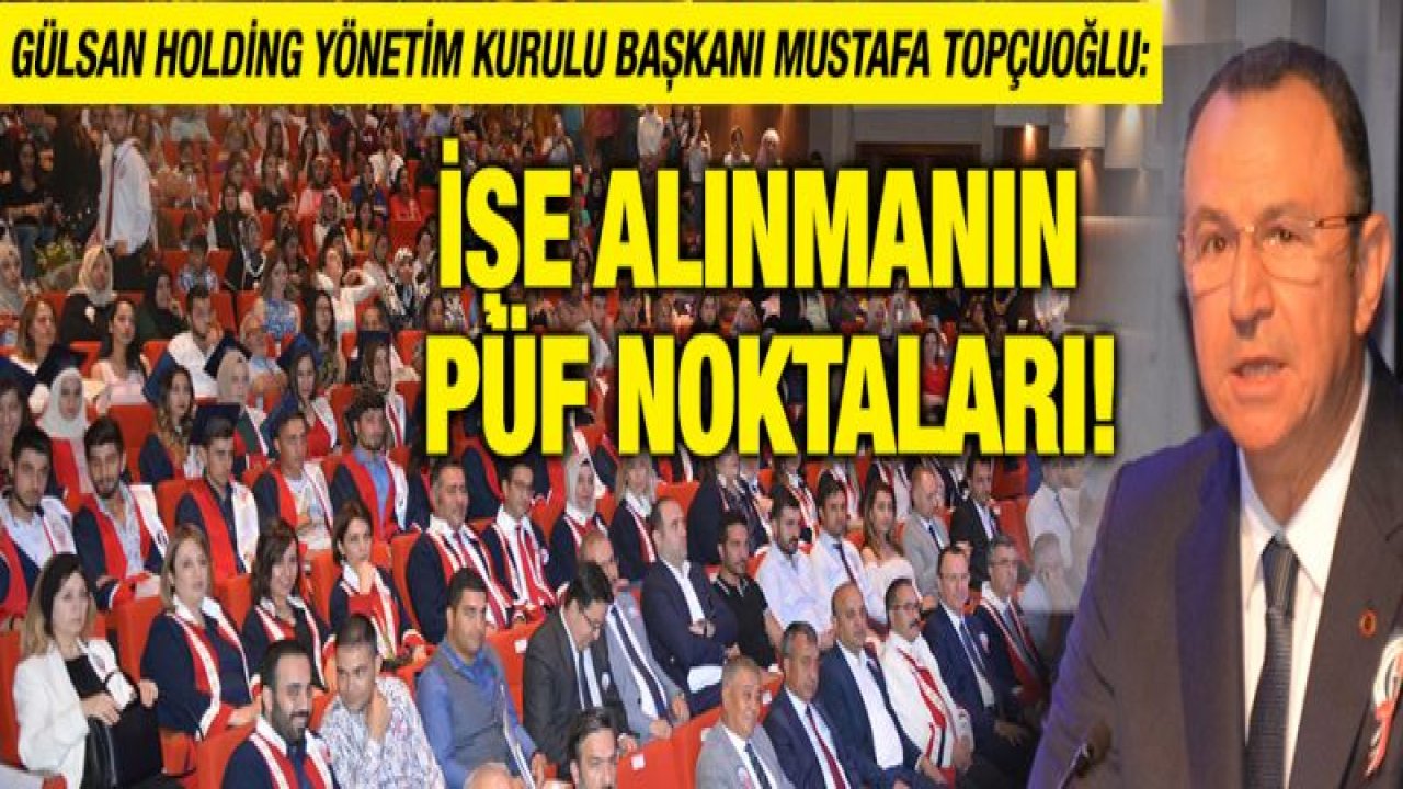 Gülsan Yönetim Kurulu Başkanı Topçuoğlu'ndan gençlere "Altın" tavsiyeler