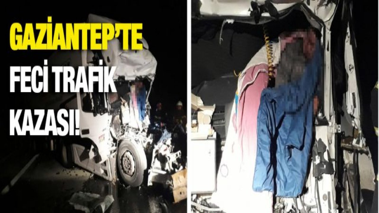 Gaziantep'e trafik kazası: 1 ölü