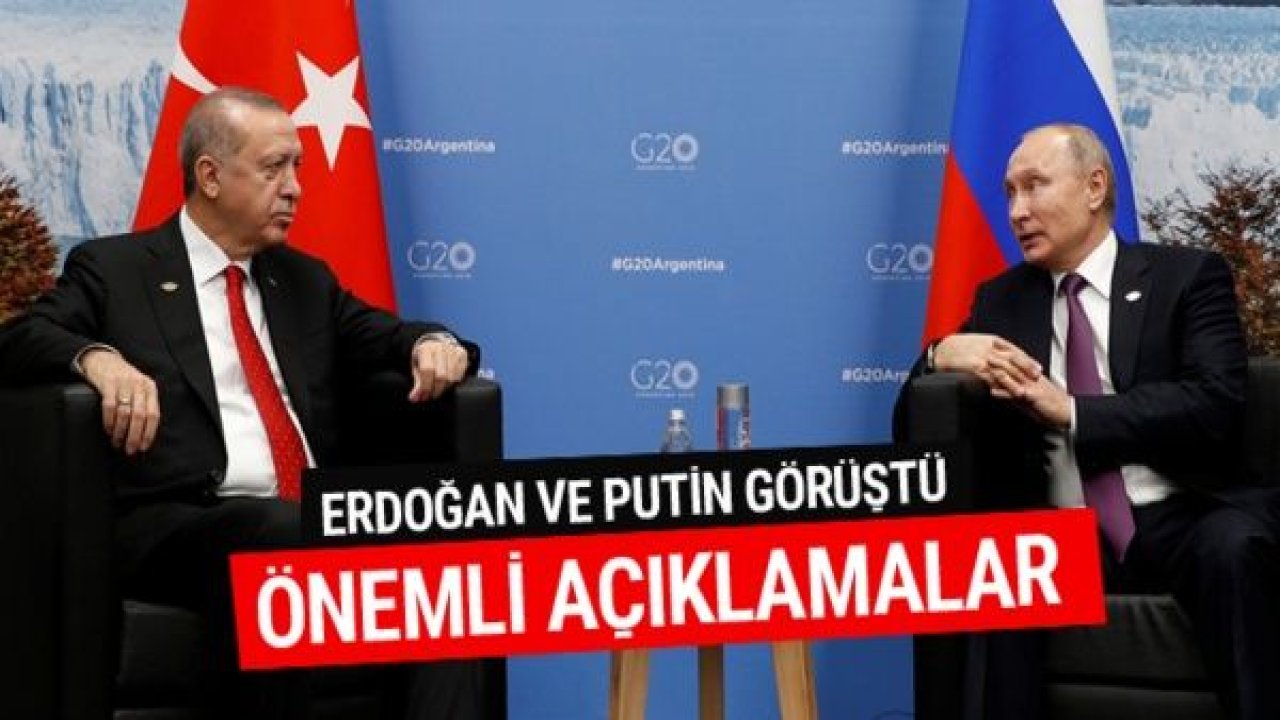 Cumhurbaşkanı Erdoğan Putin ile görüştü - Yeni