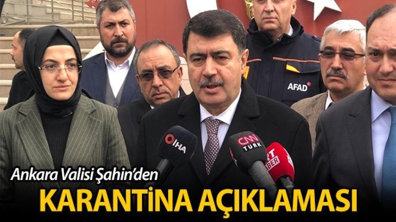 Ankara'da Umre Karantinası...Vali  Bin 700 civarında daha vatandaşımızı bekliyoruz. Onlarla ilgili hazırlıklarımızı da yaptık