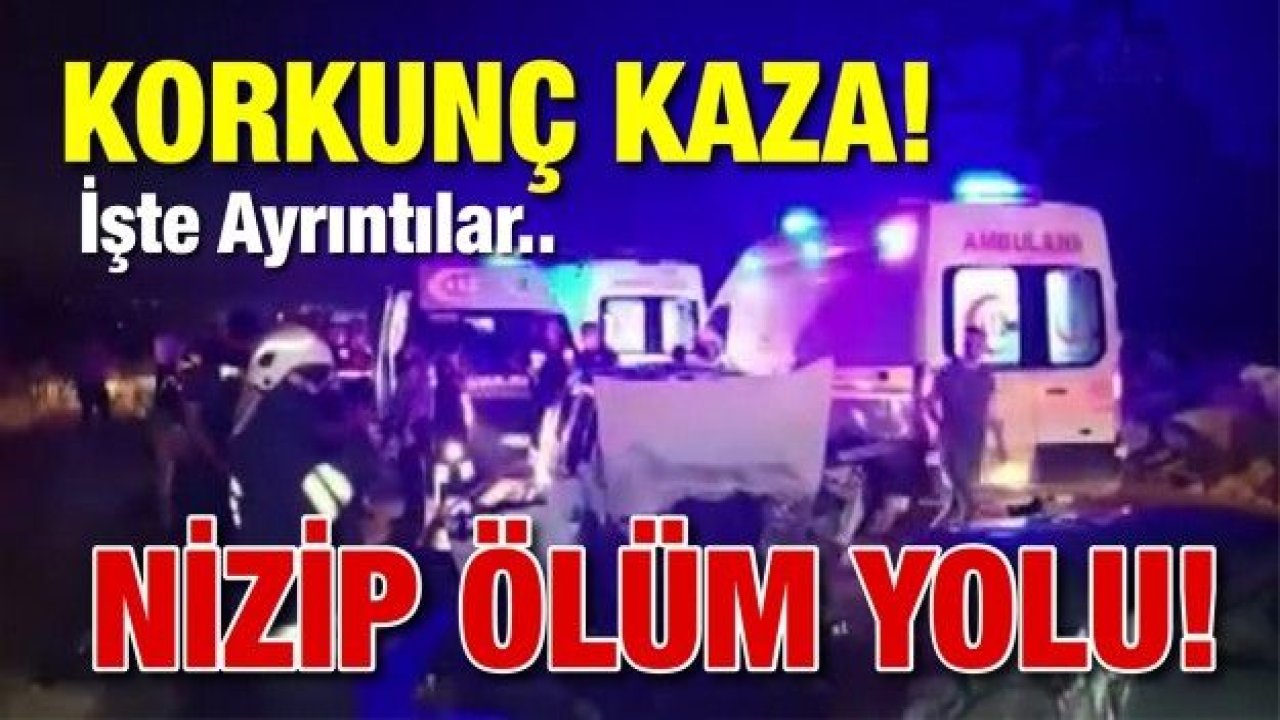 Gaziantep'te feci kaza: 4 ölü, 9 yaralı