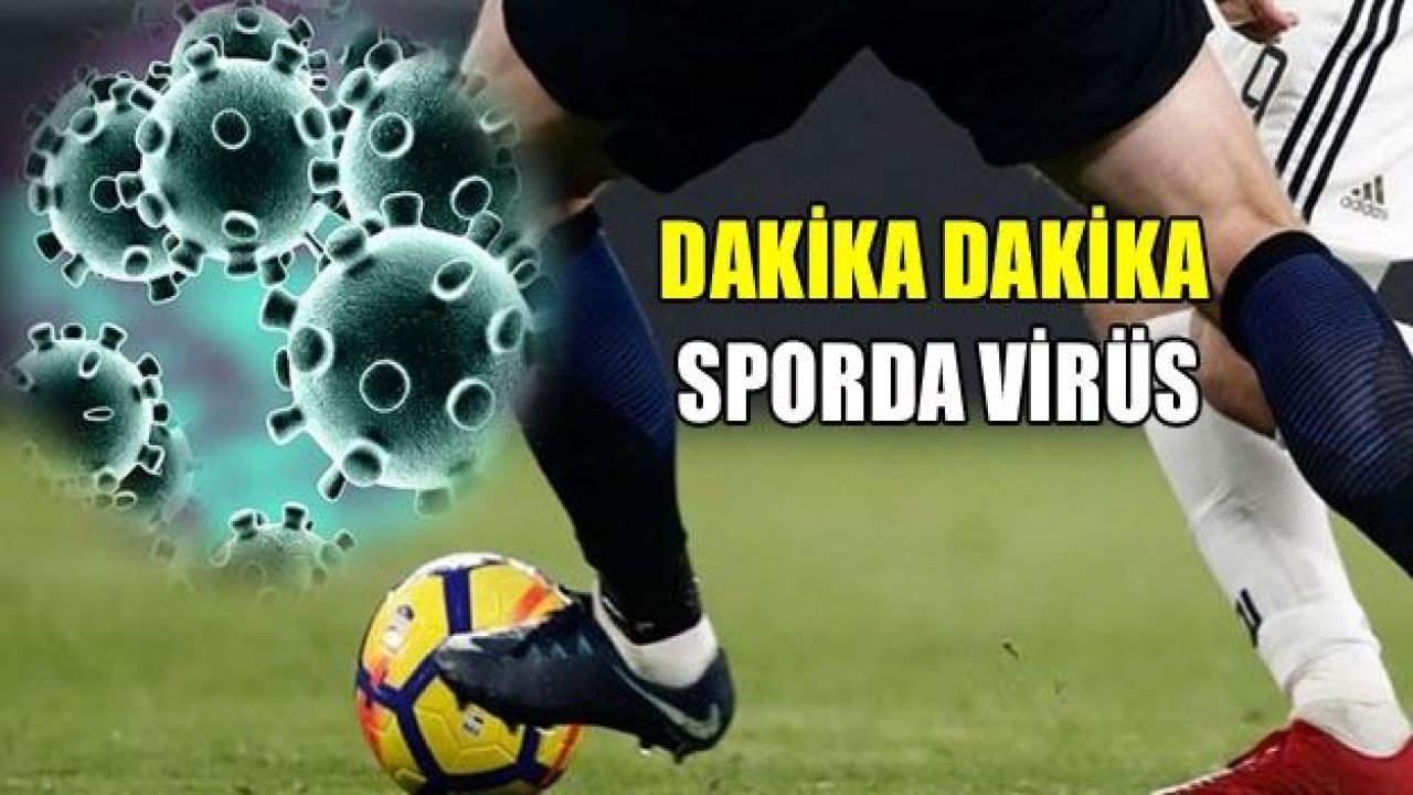 SPORDA DAKİKA DAKİKA CORONAVİRÜS