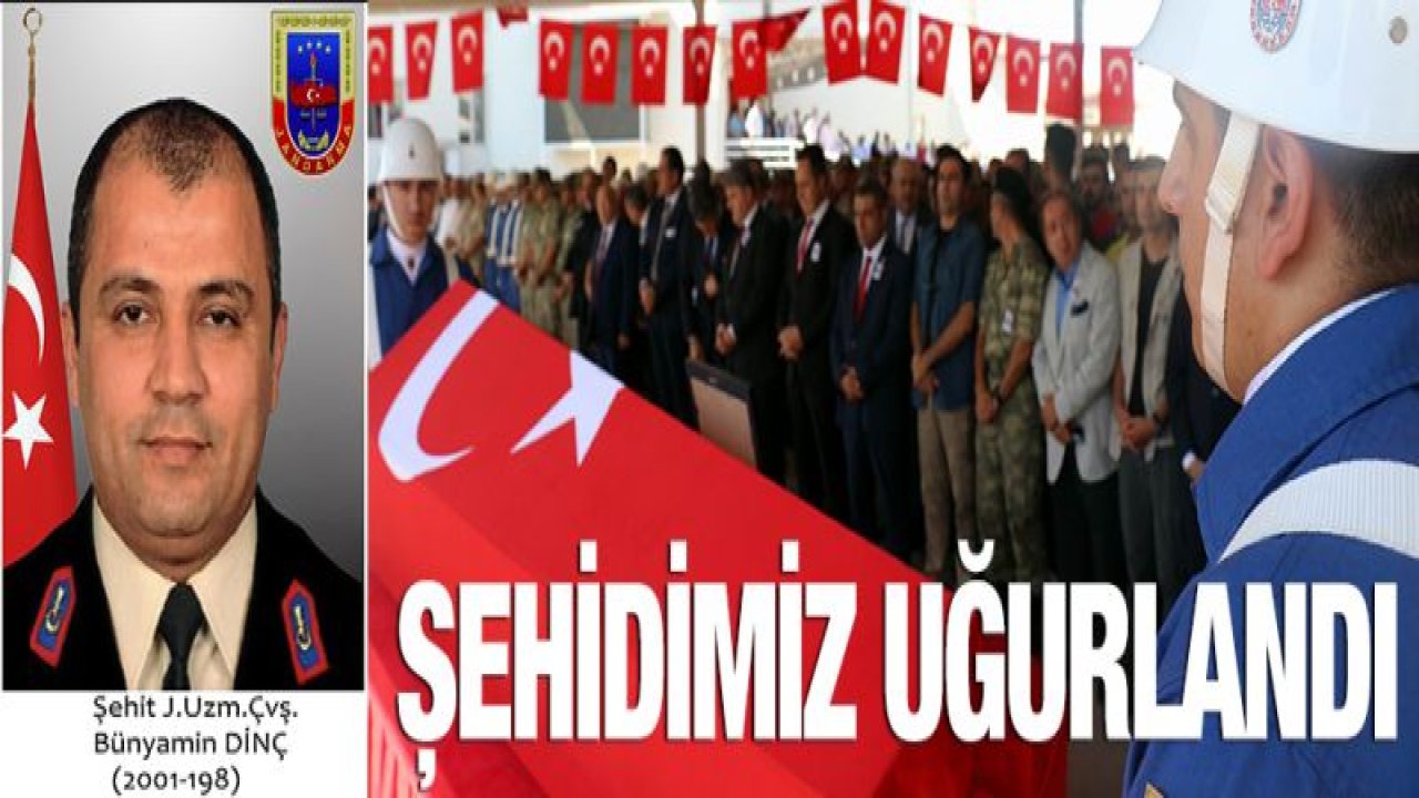 Şehit uzman çavuş son yolculuğuna uğurlandı