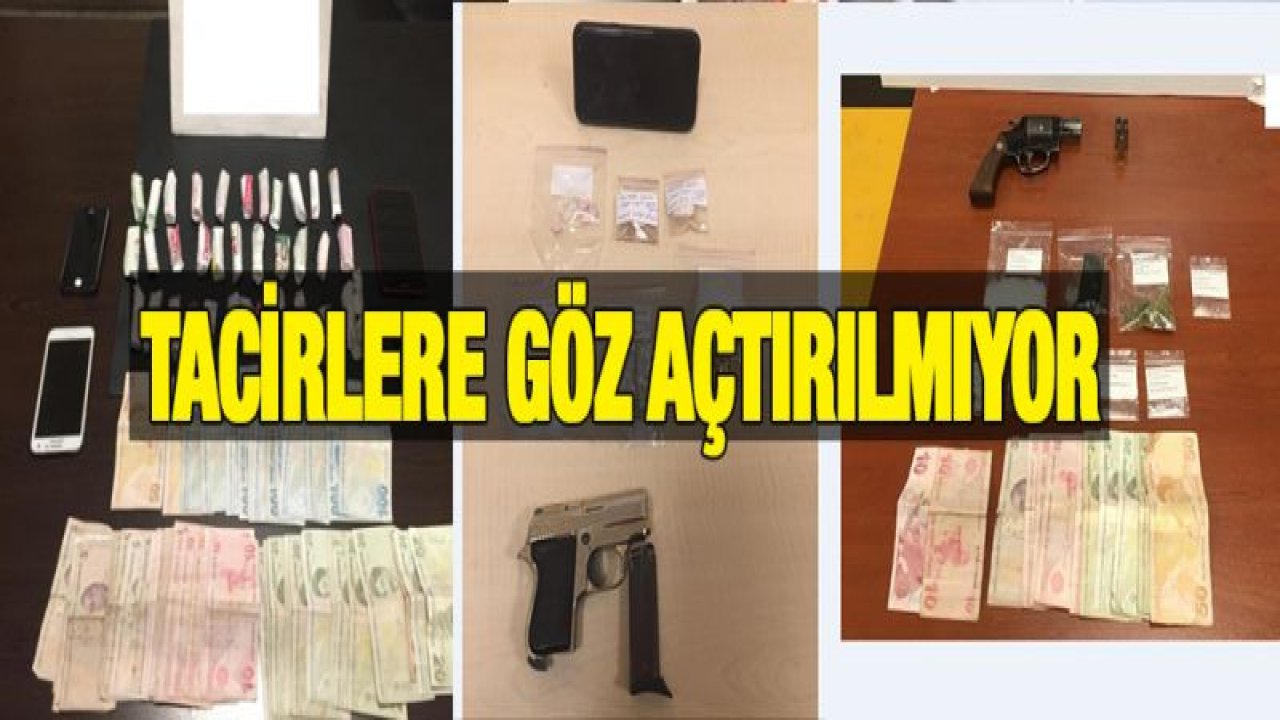 NARKOTİMLERİ UYUŞTURUCU TACİRLERİNE GÖZ AÇTIRMIYOR