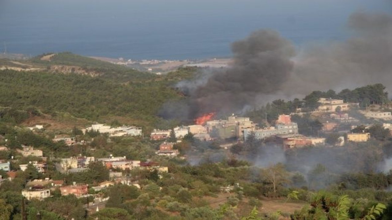 Hatay yangınından yansıyan fotoğraflar