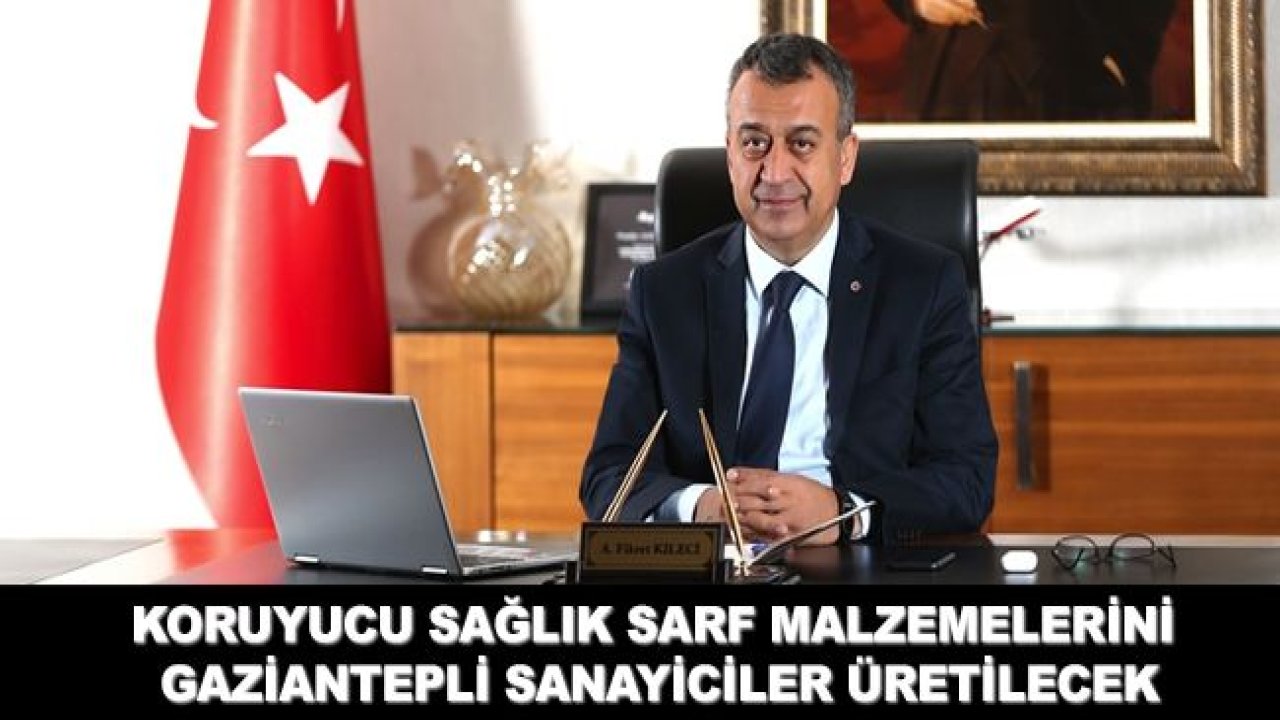 Koruyucu Sağlık Sarf Malzemelerini Gaziantepli Sanayiciler Üretilecek