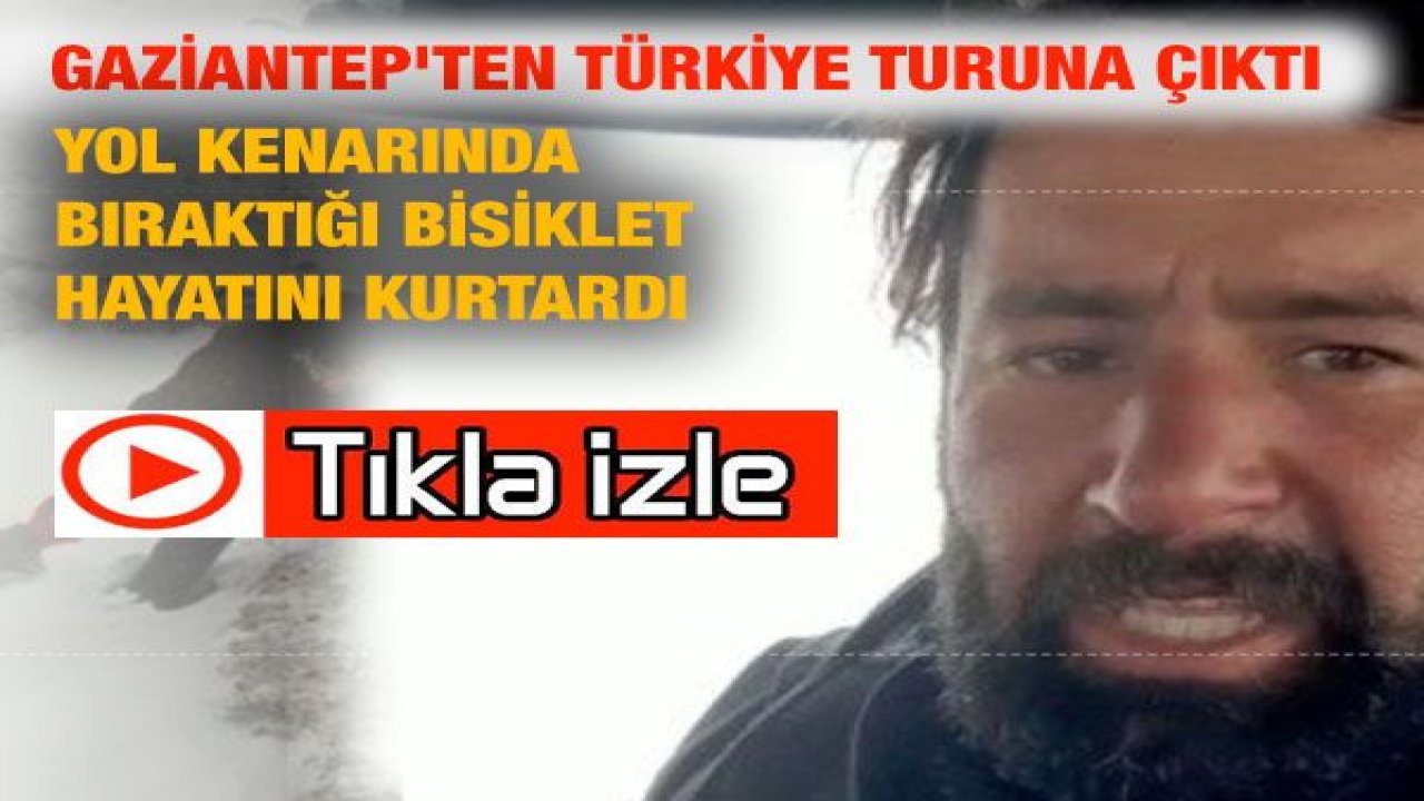 Yol kenarında bıraktığı bisiklet hayatını kurtardı