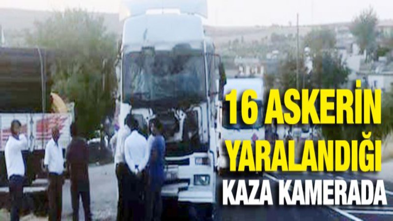 Şanlıurfa'da askeri otobüs ile tır çarpıştı: 16 yaralı