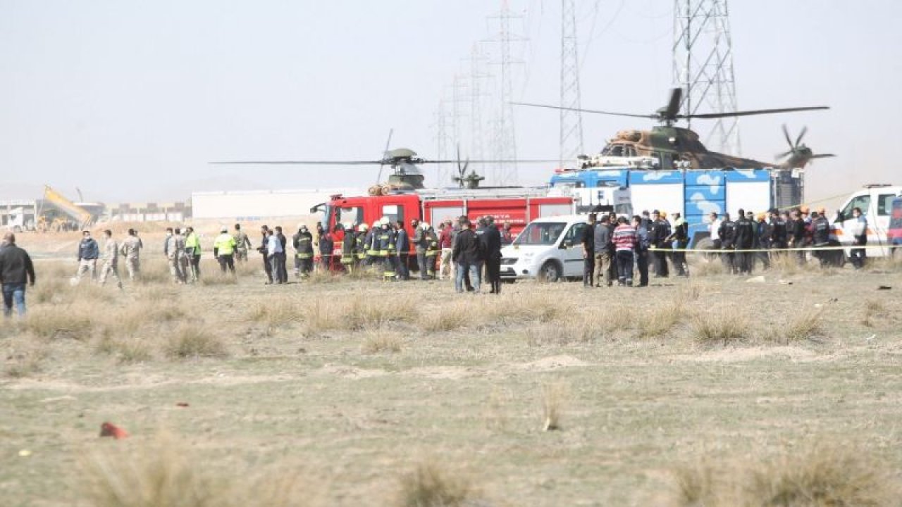 Konya'da askeri gösteri uçağı düştü... 1 pilot şehit