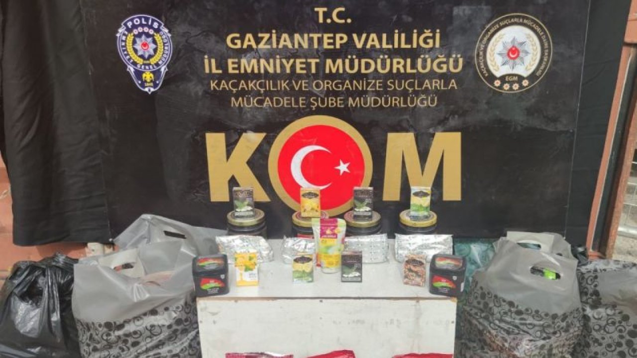 Gaziantep'te kaçakçılık operasyonu