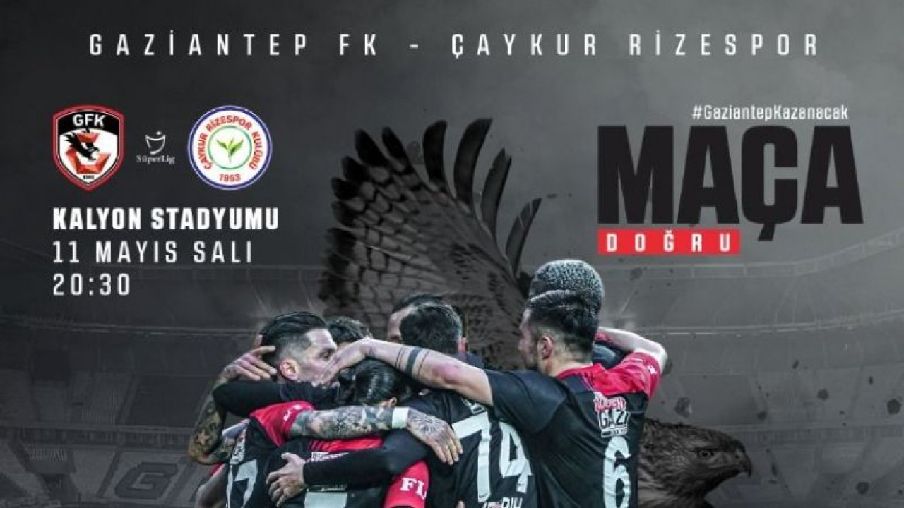 Gaziantep FK, Rizespor'u ağırlıyor