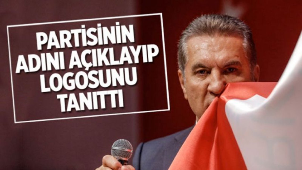 Mustafa Sarıgül partisinin adını açıklayıp yeni logosunu tanıttı