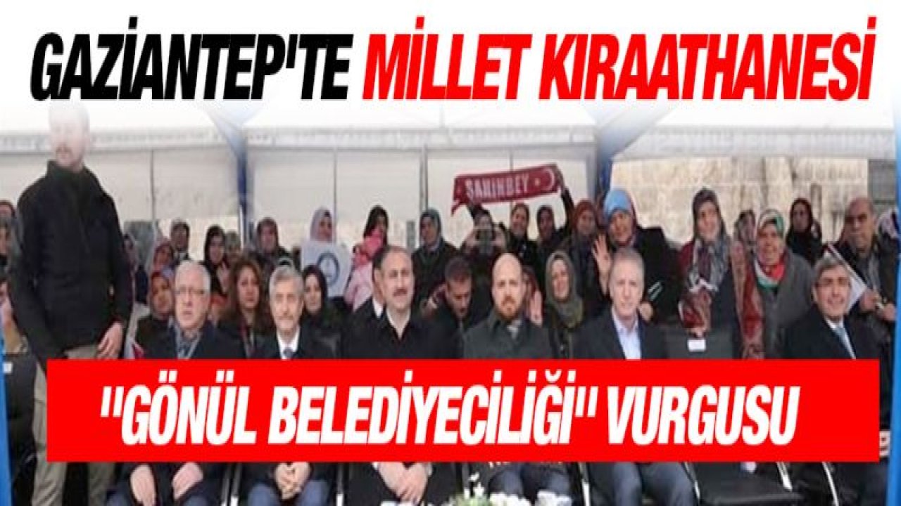 Gaziantep'te millet kıraathanesi açılışı