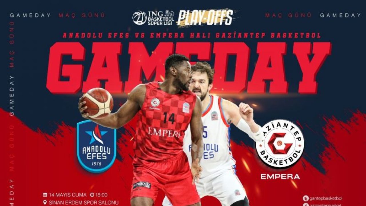 Gaziantep Basketbolun rakibi Anadolu Efes