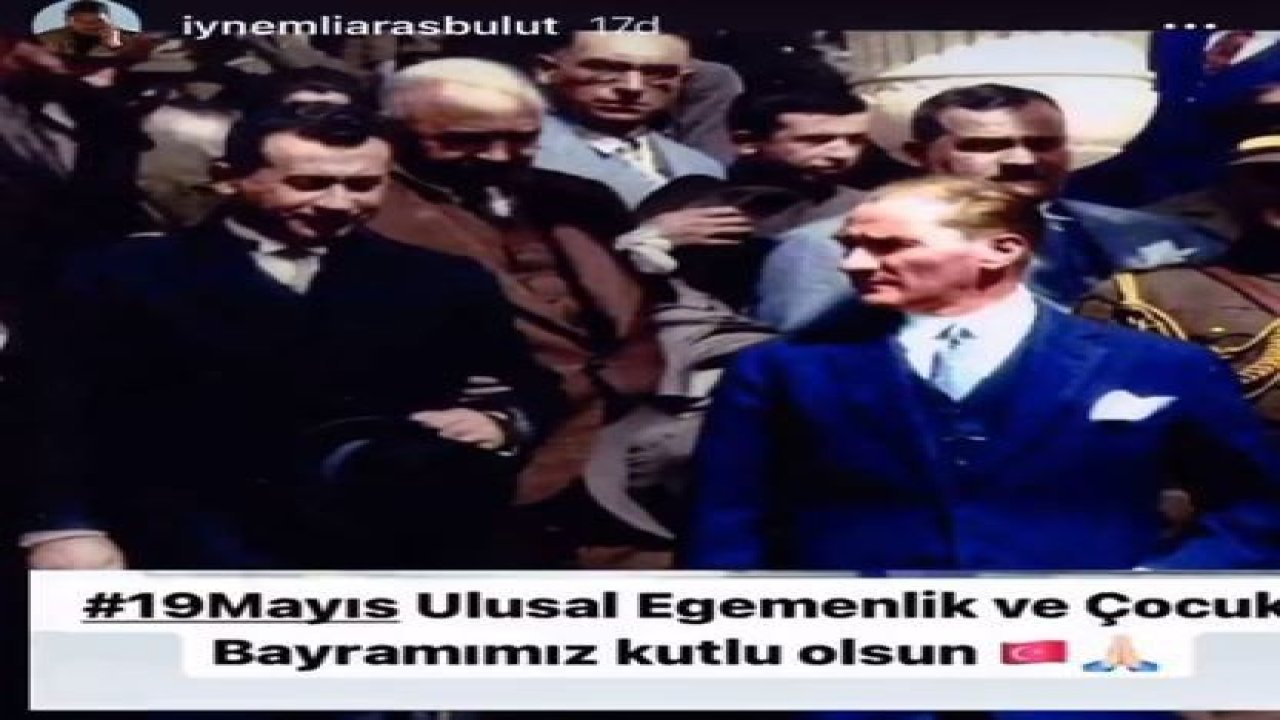 Aras Bulut İynemli bayramları karıştırdı