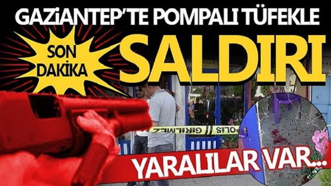 Flaş haber! Video Haber... Gaziantep’te şok silahlı saldırı!Çiçekçi dükkanına yapılan saldırıda başka bir iş yerindeki 3 kişi yaralandı