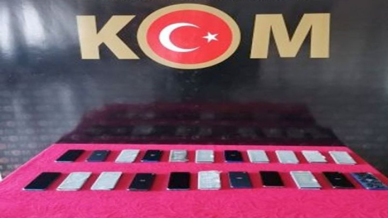 Gaziantep’te 22 adet kaçak cep telefonu ele geçirildi