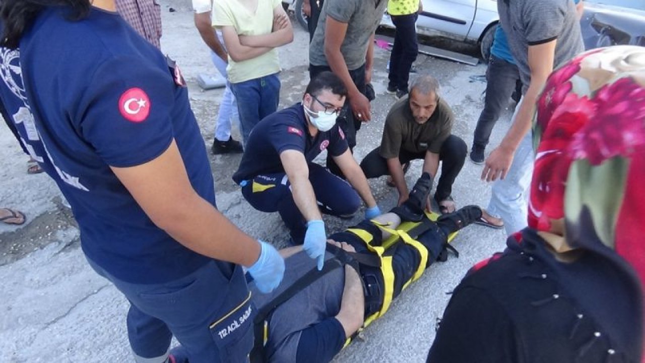 Son Dakika...Video Haber...Gaziantep'te Otomobiller çarpıştı: 3 yaralı