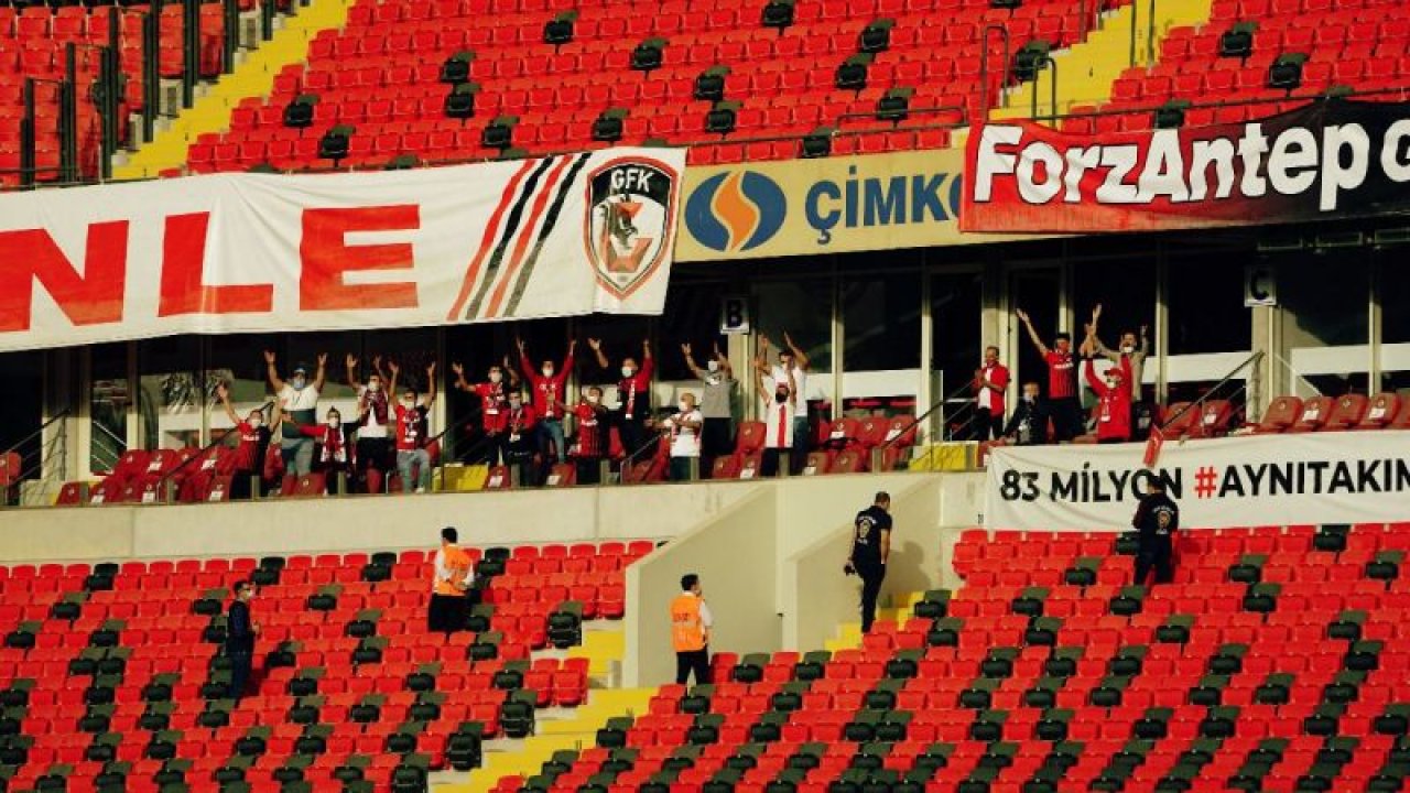 Gaziantep’te tribünler açılıyor!