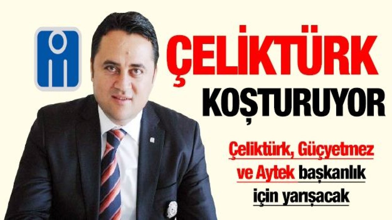 Çeliktürk koşturuyor