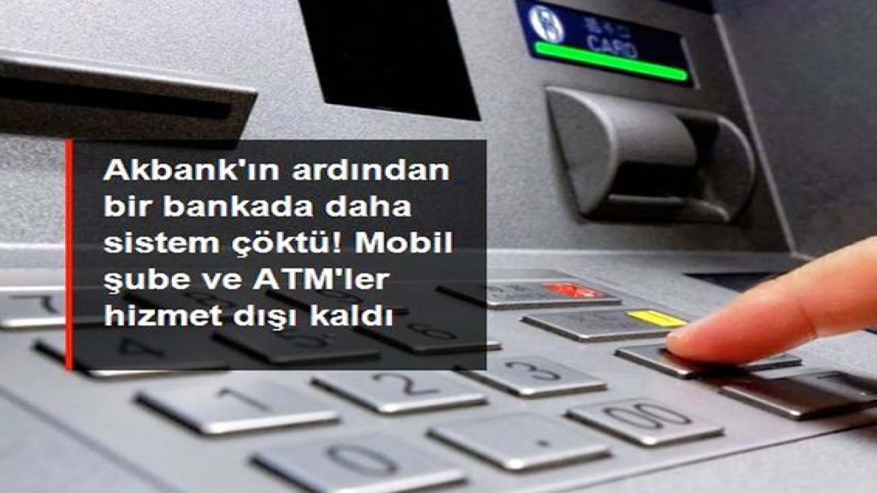 Son Dakika: Akbank'ın ardından  Gaziantep'te Ziraat Bankası'nda da sistem çöktü! Gaziantep'te Ziraat Bankalarında İşlem Yapılamıyor...