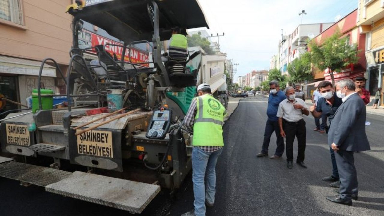 Şahinbey’de asfalt çalışmaları sürdüyor