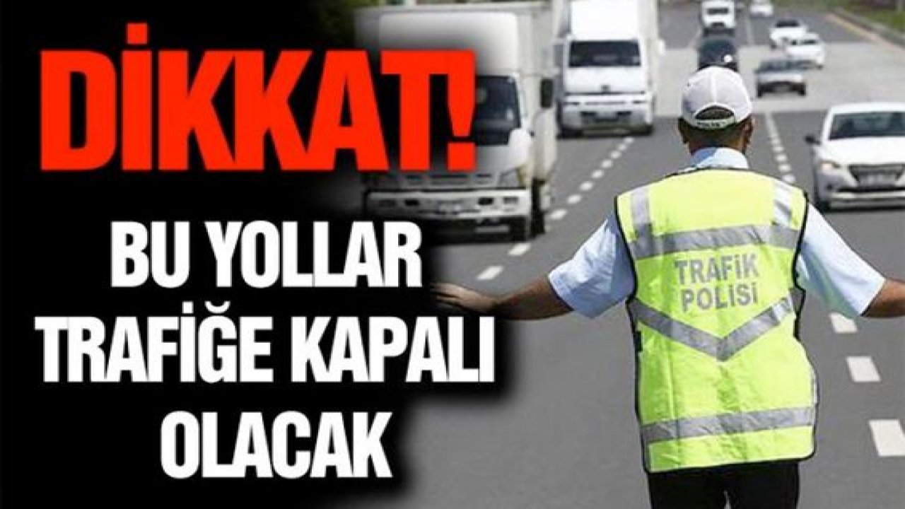 Kaprülü kavşakları birbirine bağlayan yol trafiğe kapanıyor