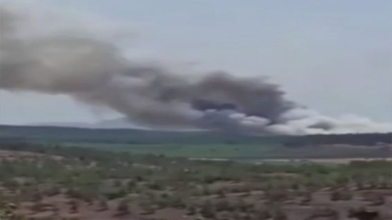 Son Dakika: Video Haber...Gaziantep'te Orman Yangını Korkusu.Kilis’te orman yangını başladı