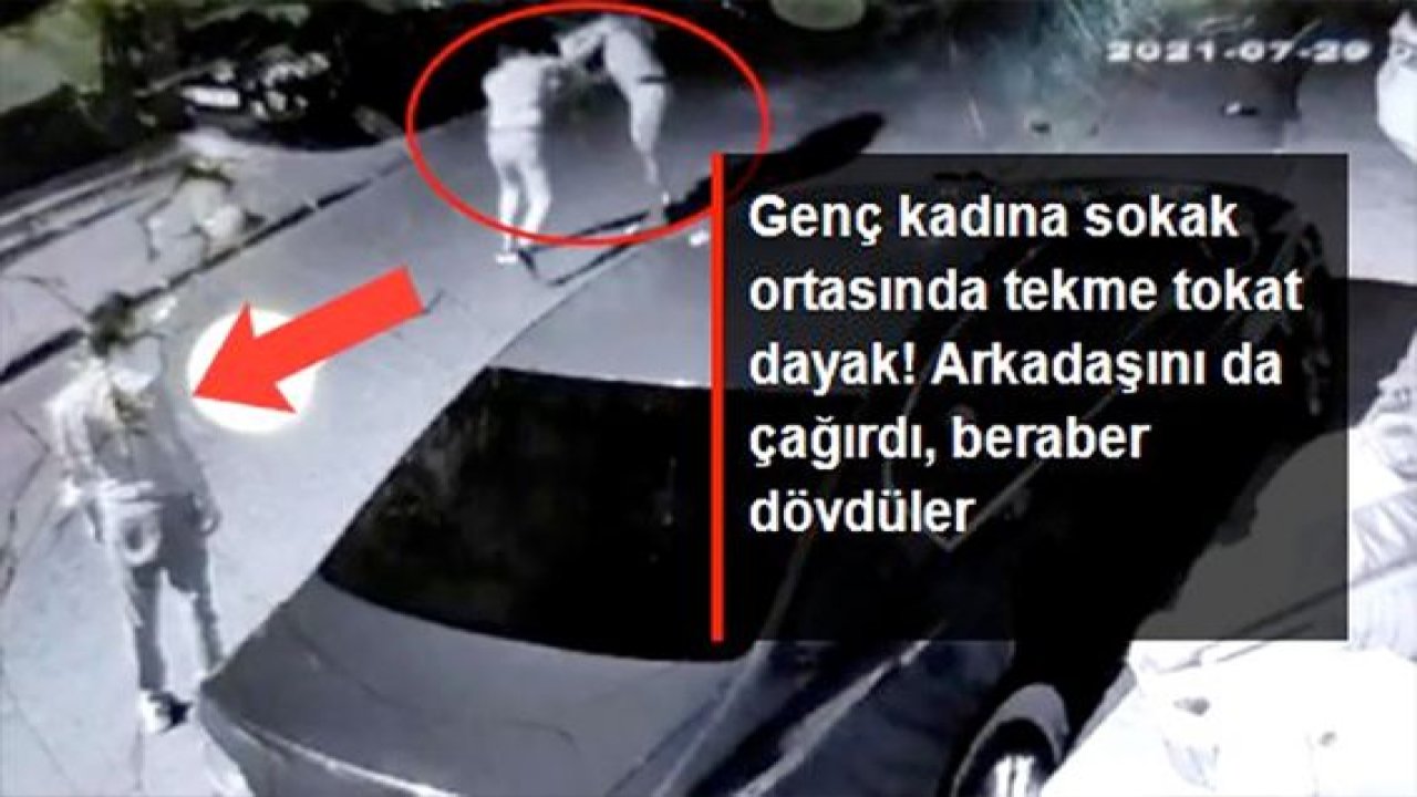 Son Dakika: Video Haber...Genç kadına sokak ortasında tekme tokat dayak kamerada