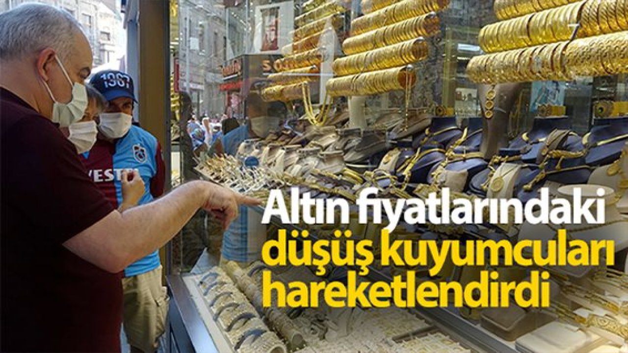 Altın fiyatlarındaki düşüş kuyumcuları hareketlendirdi