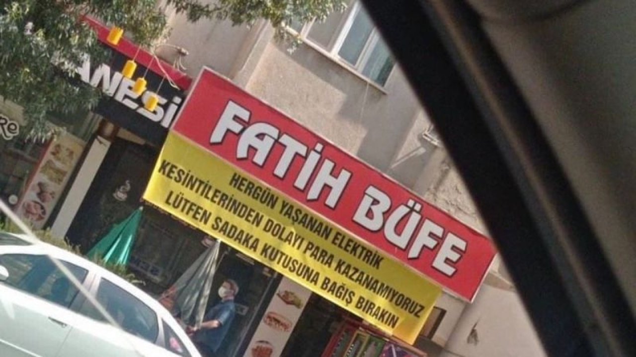 Gaziantep’te yaşanan elektrik kesintileri esnafı isyan ettirdi! “Sadaka bırakın…“