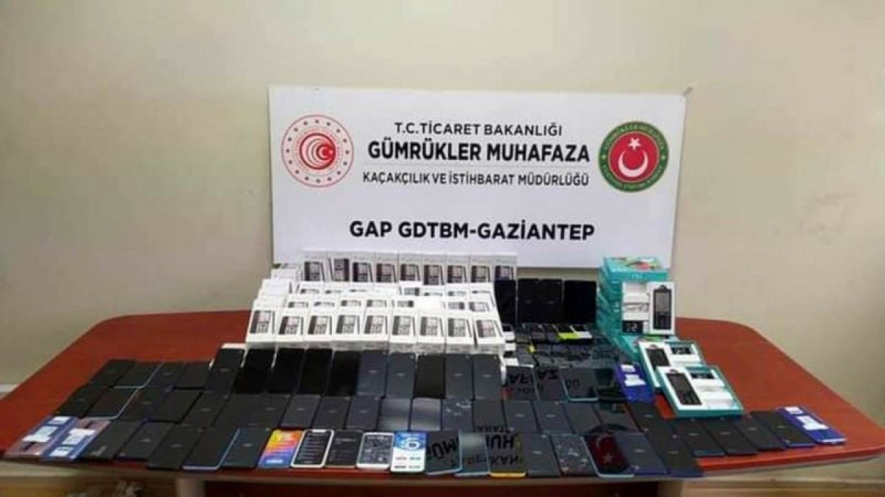 214 adet kaçak cep telefonu yakalandı