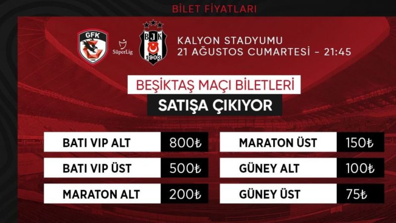 Beşiktaş maçının bilet fiyatları açıklandı