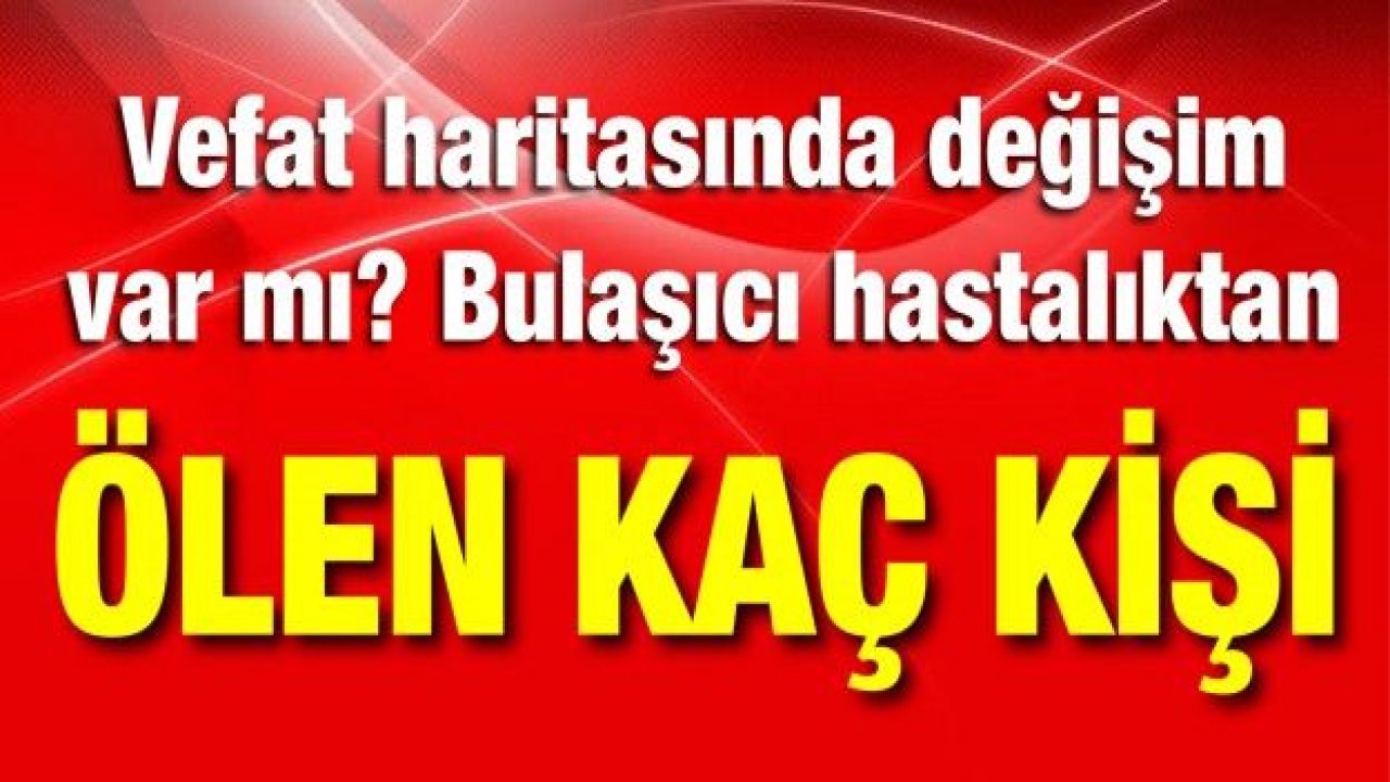 Vefat haritasında değişim var mı? Bulaşıcı hastalıktan ölen kaç kişi? İşte Gaziantep’te günün defin listesi