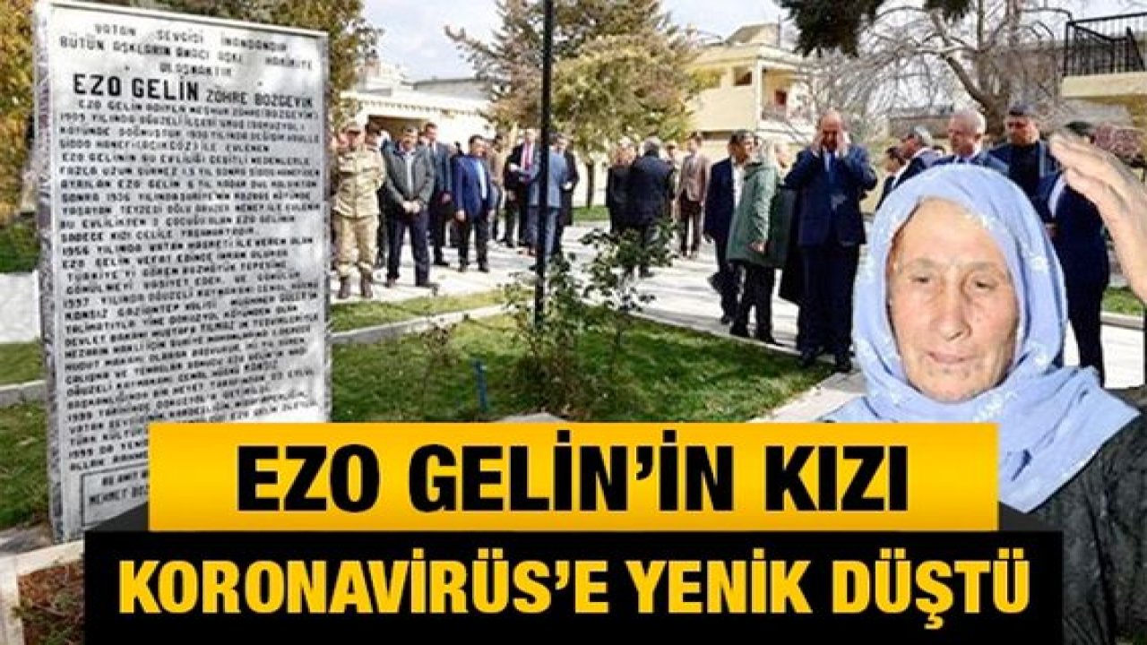 Ezo Gelin'in Kızı Koronavirüs'e Yenik Düştü