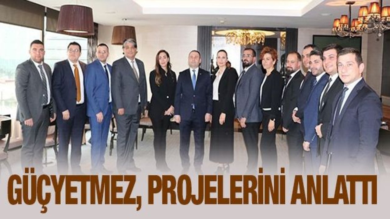 Güçyetmez, projelerini anlattı