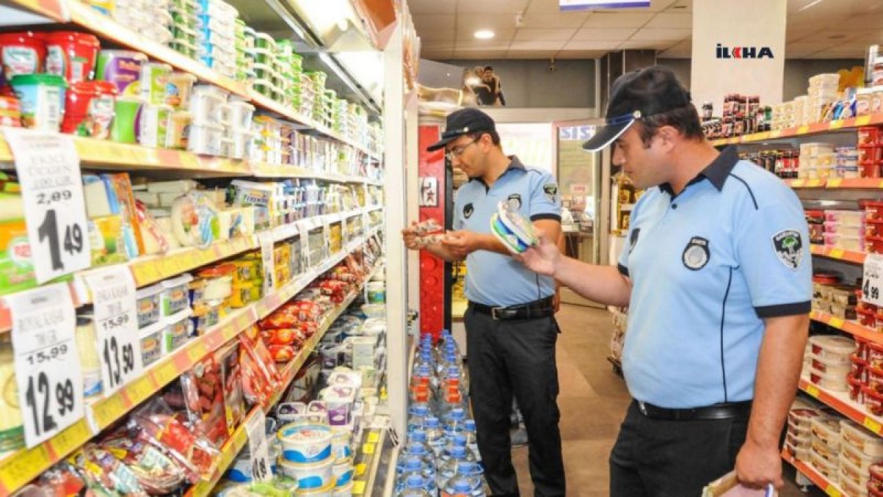 Gaziantep’te market, hal, manav ve pazarlara şok baskınlar