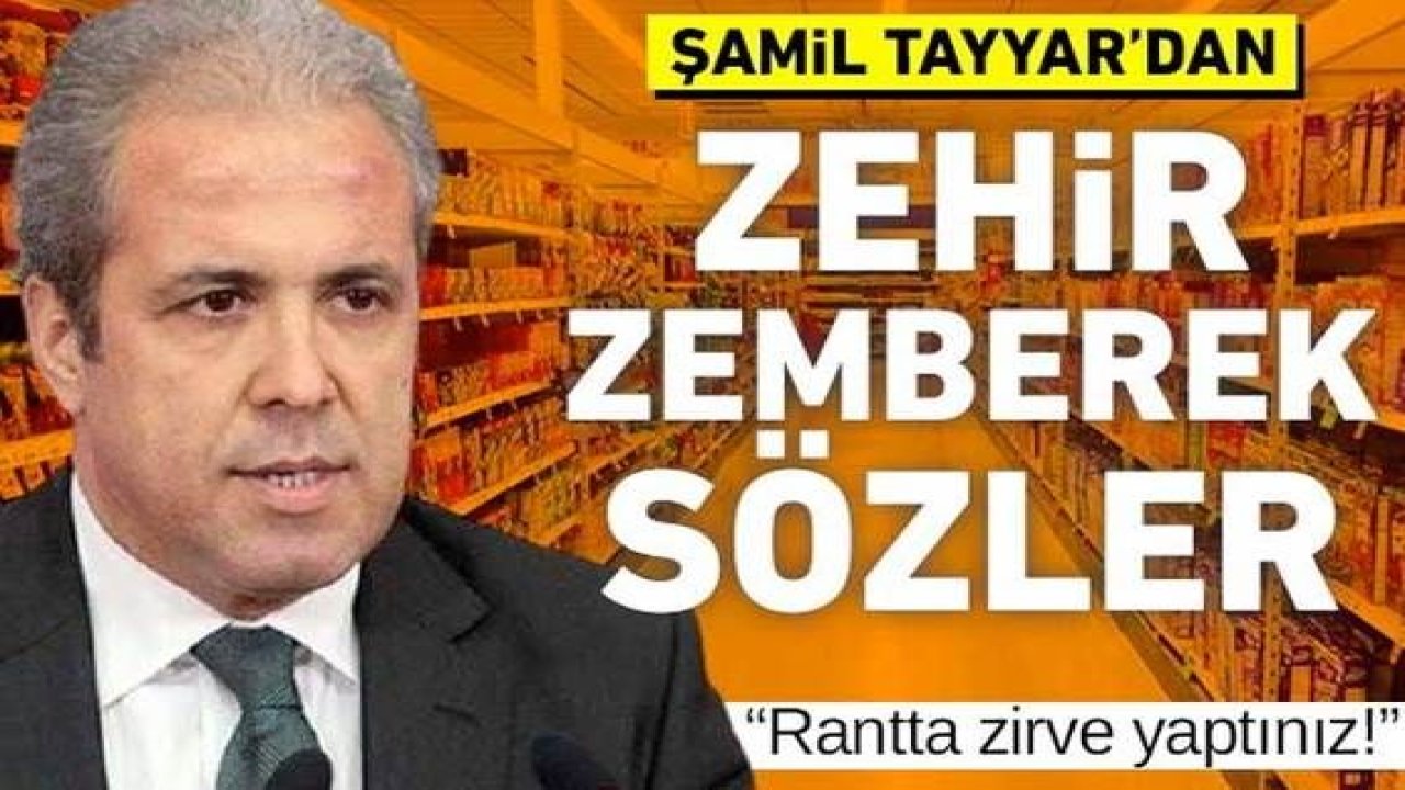 Tayyar'dan zehir zemberek sözler