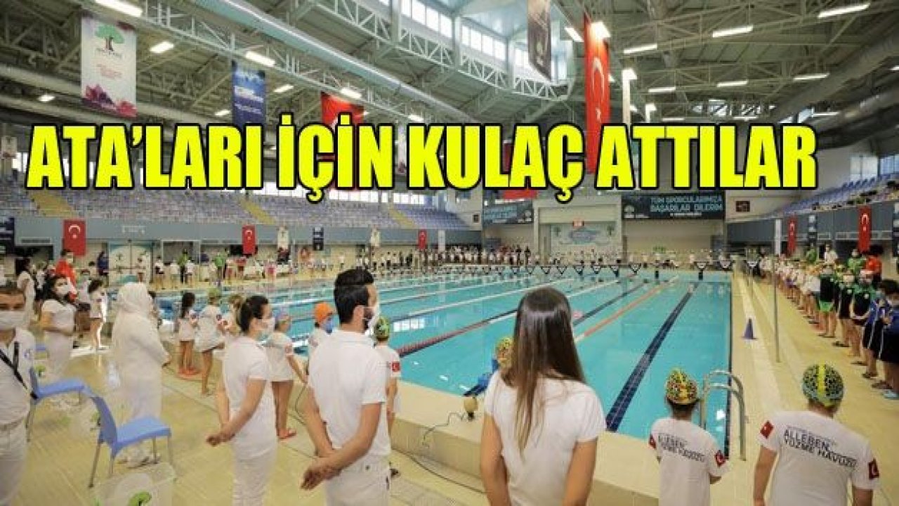 Minikler kulaçlarını ataları için attılar