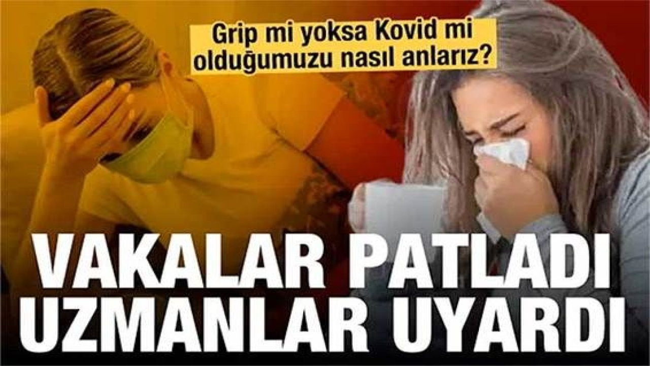 Uzmanlar açıkladı: Grip ile koronavirüs nasıl ayırt edilir, belirtileri nelerdir?