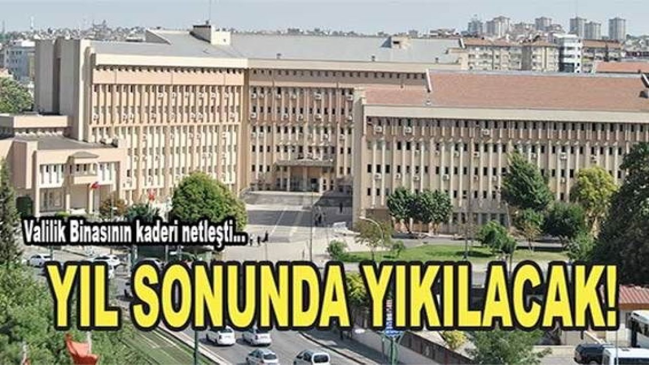 Yıl sonunda yıkılacak!