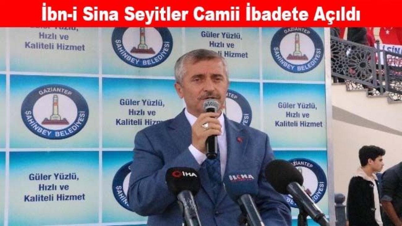 İbn-i Sina Seyitler camii ibadete açıldı