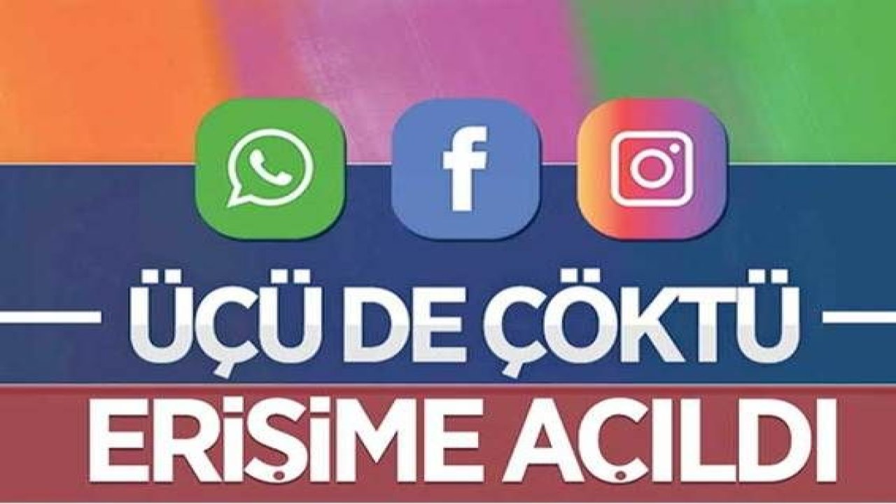 Son dakika haberleri: WhatsApp, Instagram ve Facebook çöktü! İyi haber 6 saat sonra geldi