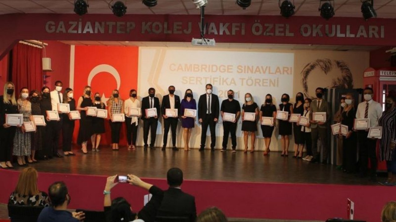 Foto Haber: GKV’liler Cambridge Assessment English 2021 sertifikalarını aldı