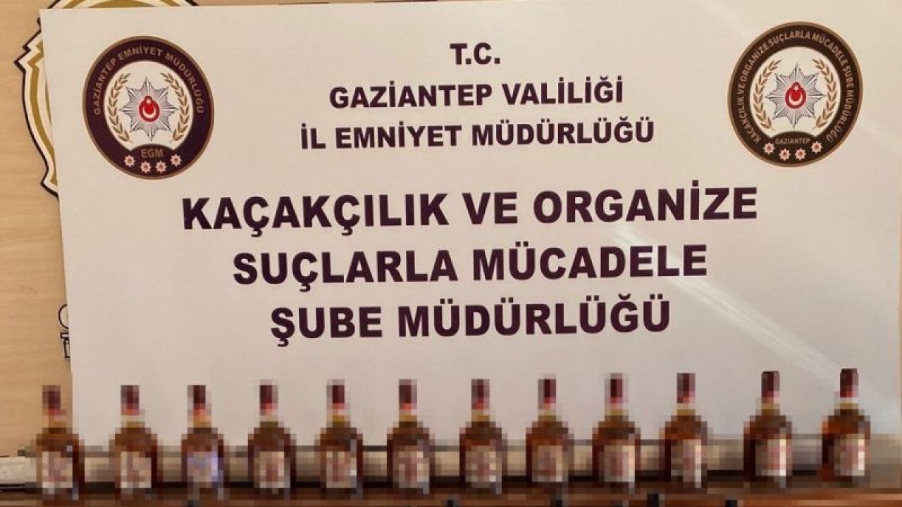 Gaziantep ve Şırnak’ta sahte alkol operasyonu