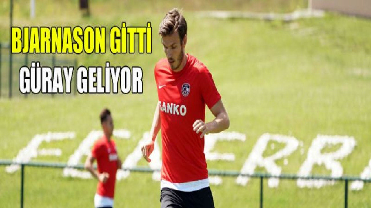 Bjarnason gitti, Güray geliyor!