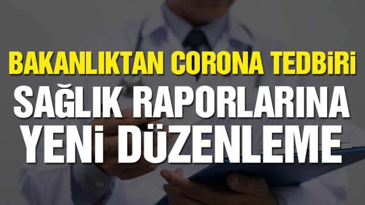 Bakanlıktan rapor düzenlemesi