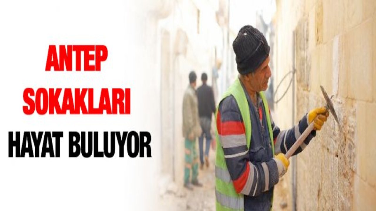 Antep sokakları hayat buluyor