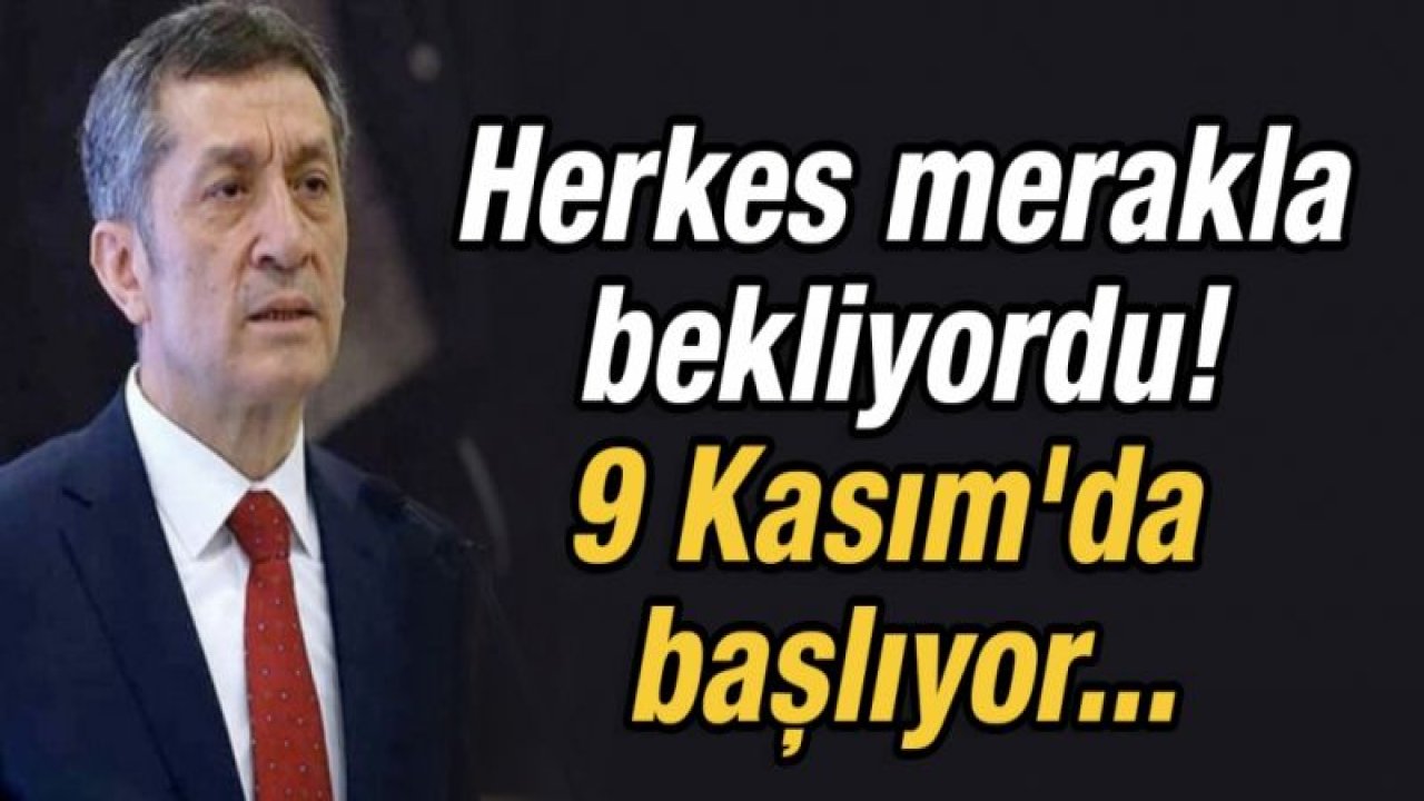 Yüz Yüze Eğitimle ilgili Beklenen Açıklama Yapıldı! 9 Kasım'da (YARIN) başlıyor...