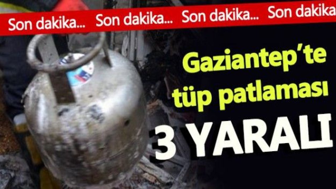 Lokantadaki tüp patladı üç kişi yaralandı